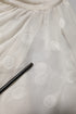 Dolce & Gabbana White Polka Sheer Silk Bow Tie Shirt Blouse Top